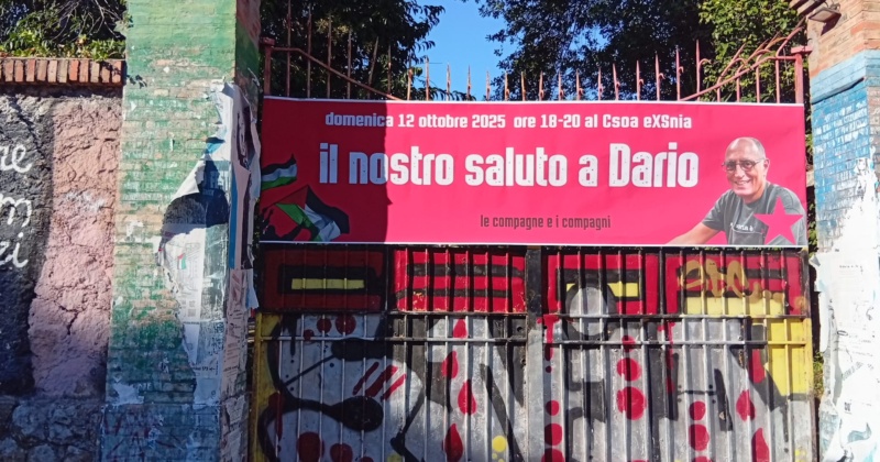 Il nostro saluto a Dario